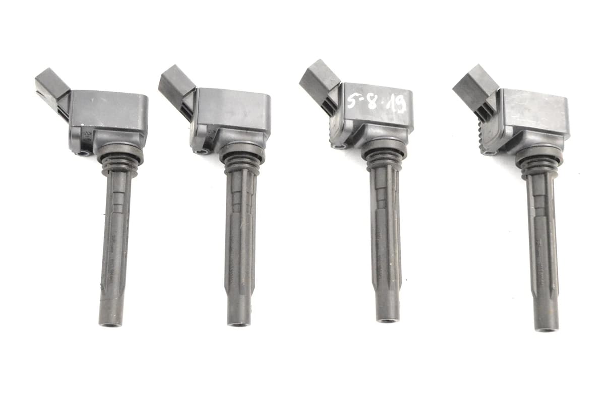 AUDI A1 8X S1 2015 RHD Ignition Coil Pack Kit 4x 06J905110F 10012539