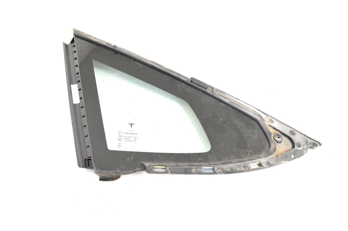 TESLA MODEL S 75 2017 RHD Rear Left Door Quarter Window 43R-008010 12147617