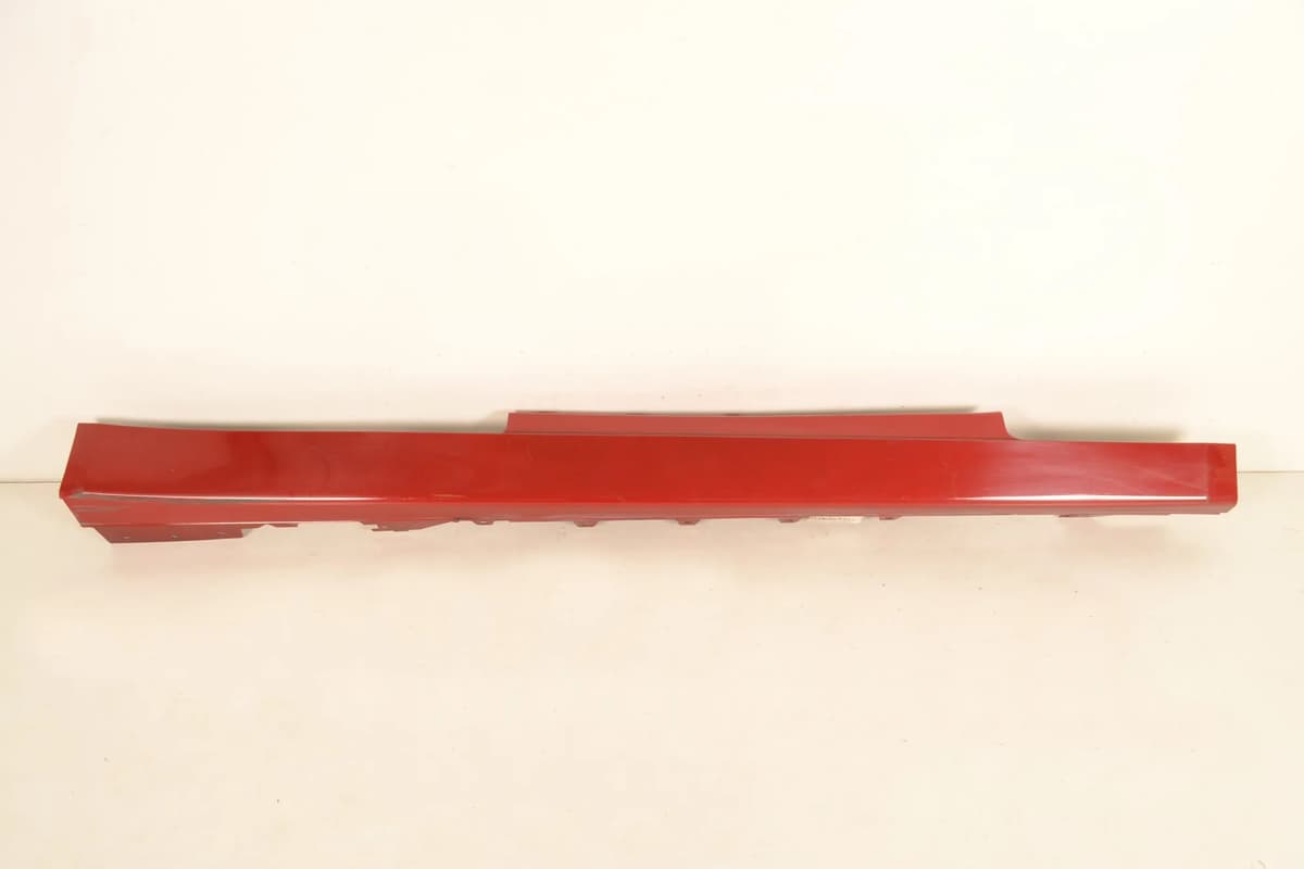 BMW 4 F32 435i 2014 LHD Side Skirt Right Off Side Red 7285786 13620905