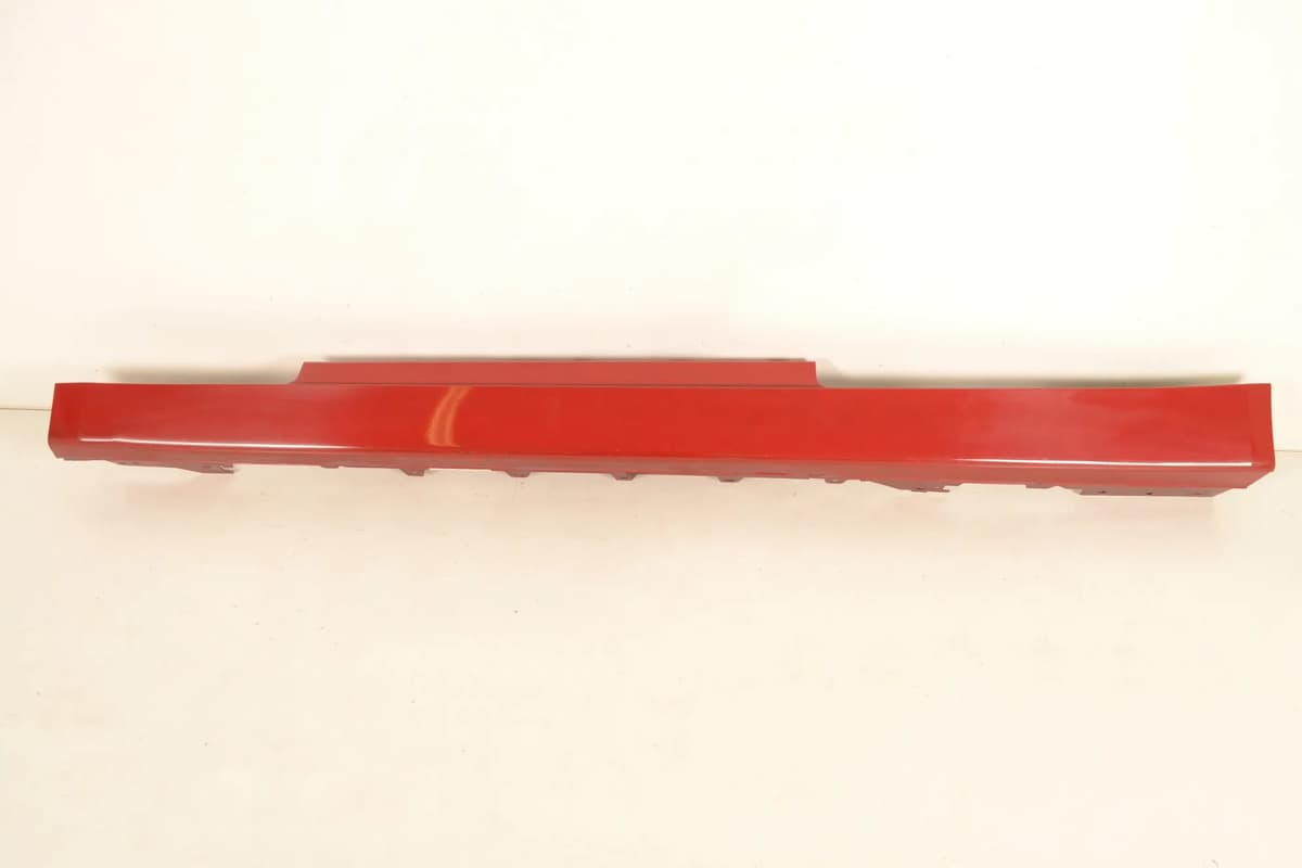 BMW 4 F32 435i 2014 LHD Side Skirt Left Near Side Red 7285785 13620922