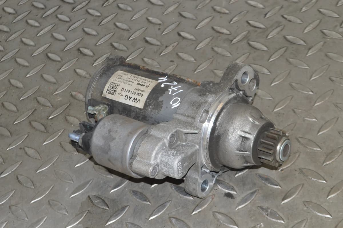 AUDI A1 8X 1.4 TFSI 2017 RHD Engine Starter Motor 02m911024q 13888285
