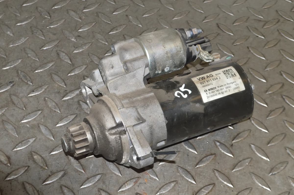 AUDI A1 8X 1.4 TFSI 2012 Engine Starter Motor 02t911024j 13983674