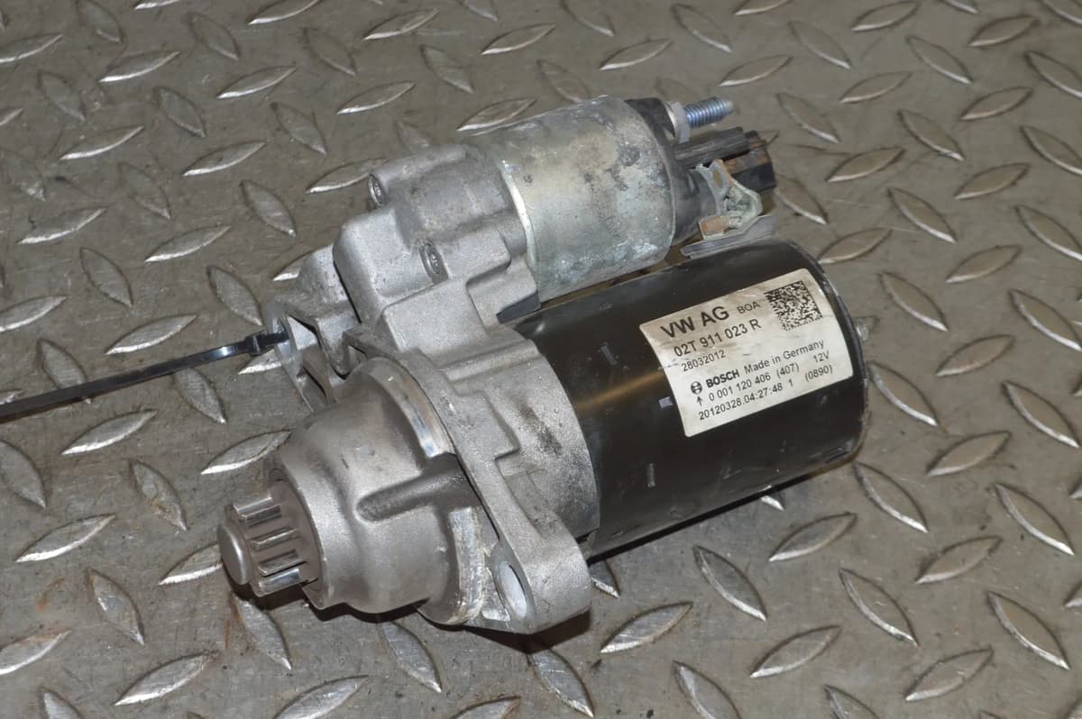 VW POLO 6R 1.6 2012 Engine Starter Motor 02t911023r 13983720