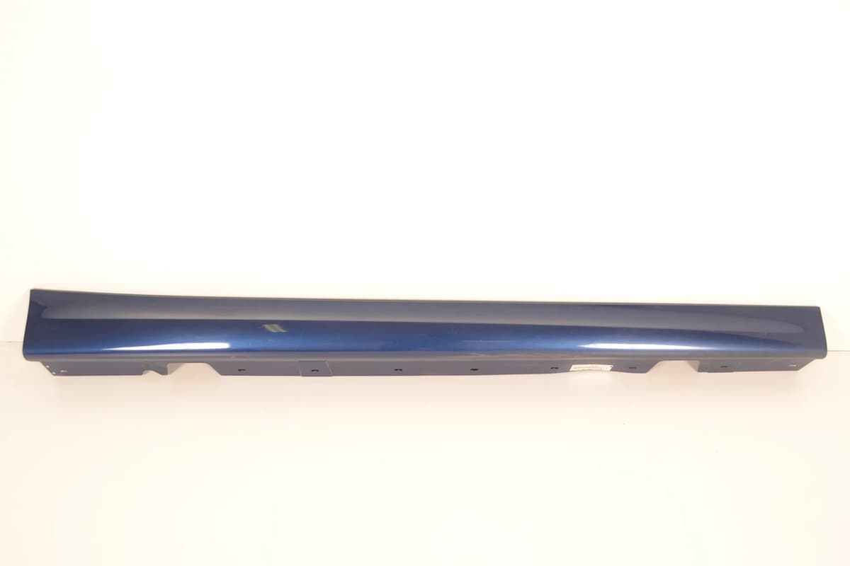 BMW 3 E90 335d 2008 RHD M Sport Side Skirt Right Off Side Blue 7906508 14132836