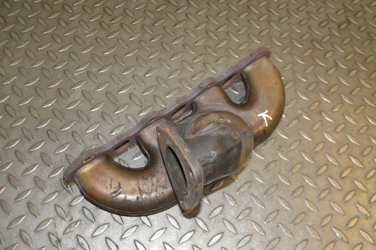 Porsche Cayenne 9P S 4.5 2005 LHD Exhaust Outlet Manifold Left 14517513