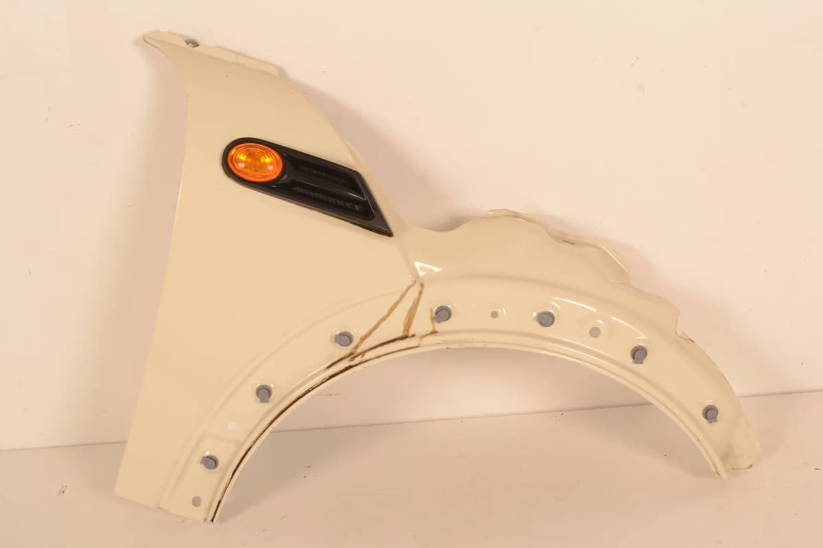 Mini Cooper D Wing Fender Front Right Yellow R56 2011 RHD 16040075