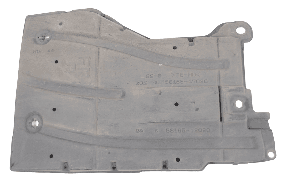 Toyota Prius Underbody Tray Right 58165-47020 W3 1.8 H 2011 RHD 18804621