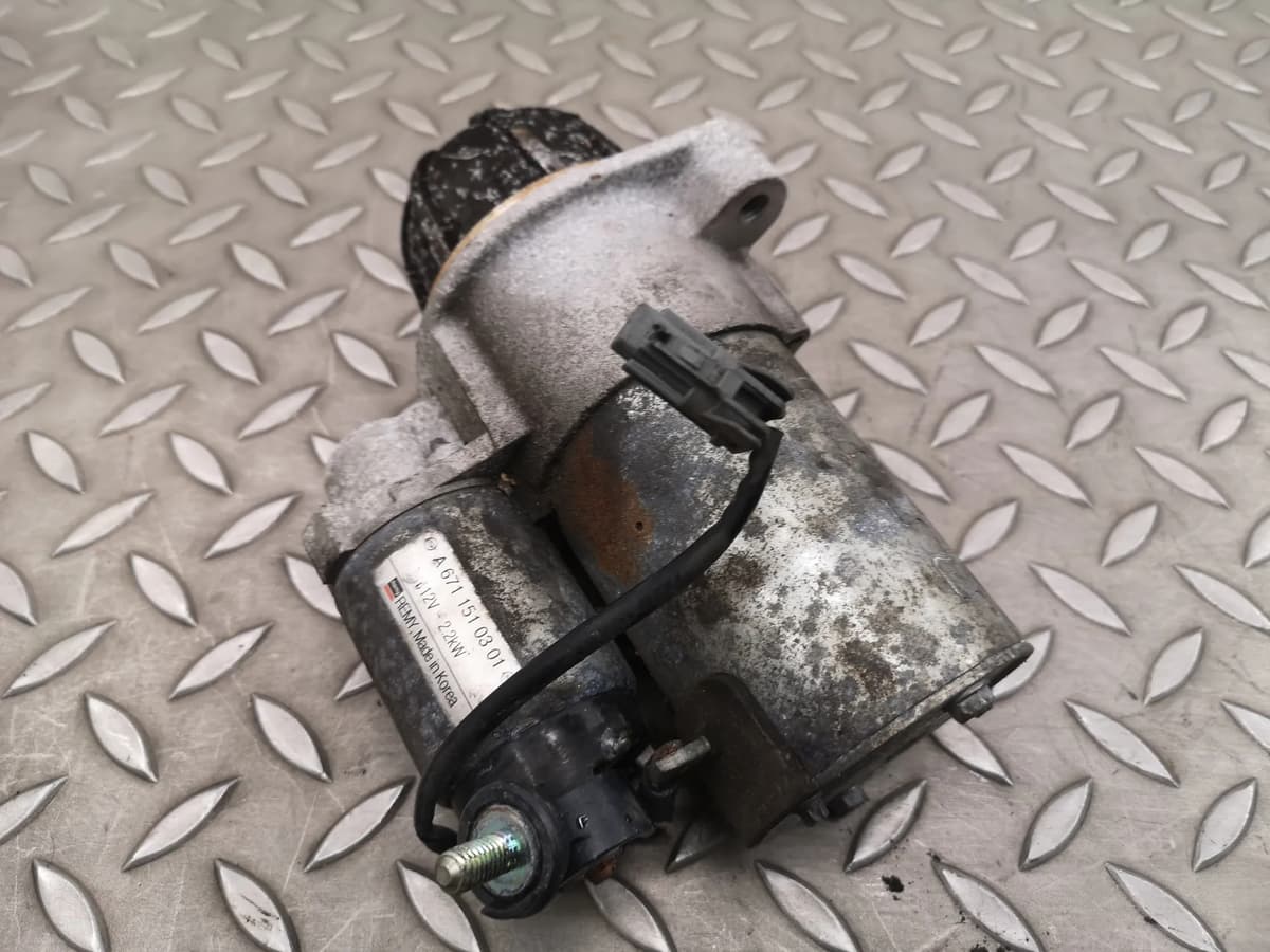 Ssangyong Korando Starter Motor a6711510301 2.2 Xdi 2018 RHD 25431352