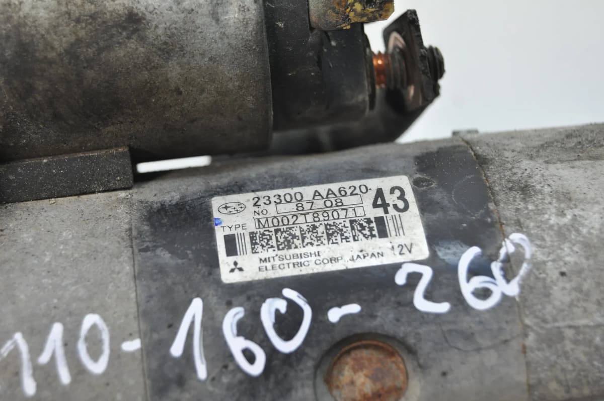 SUBARU LEGACY IV Estate BP 2007 Starter Motor 23300-AA620