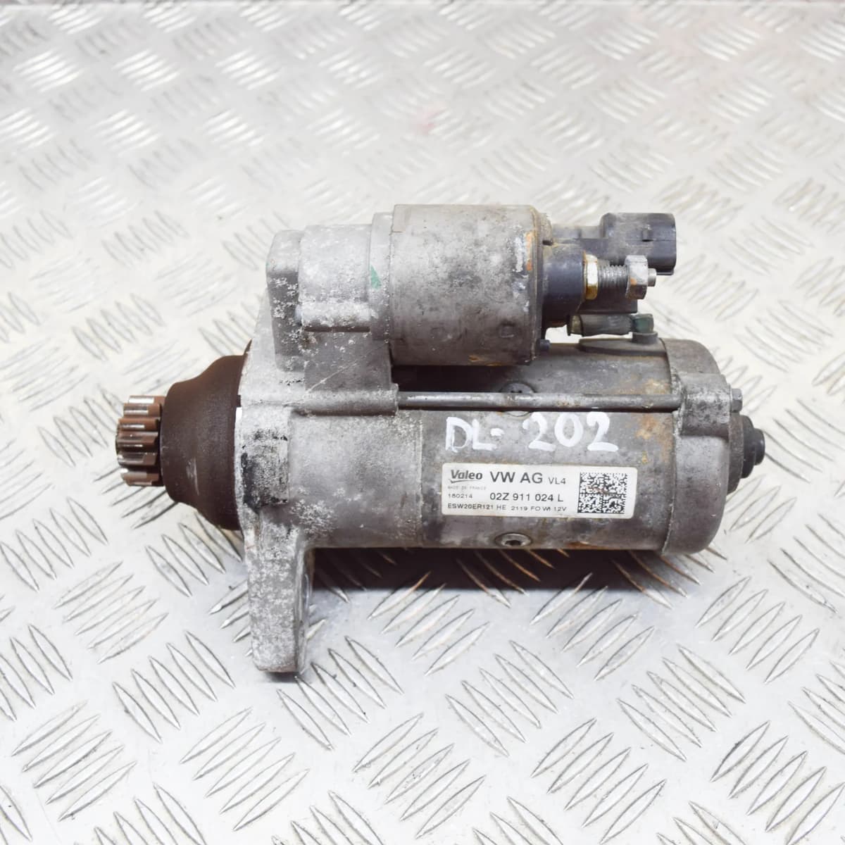VOLKSWAGEN GOLF MK7 Starter Motor 02Z911024L 1.6 Diesel 77kw 2013
