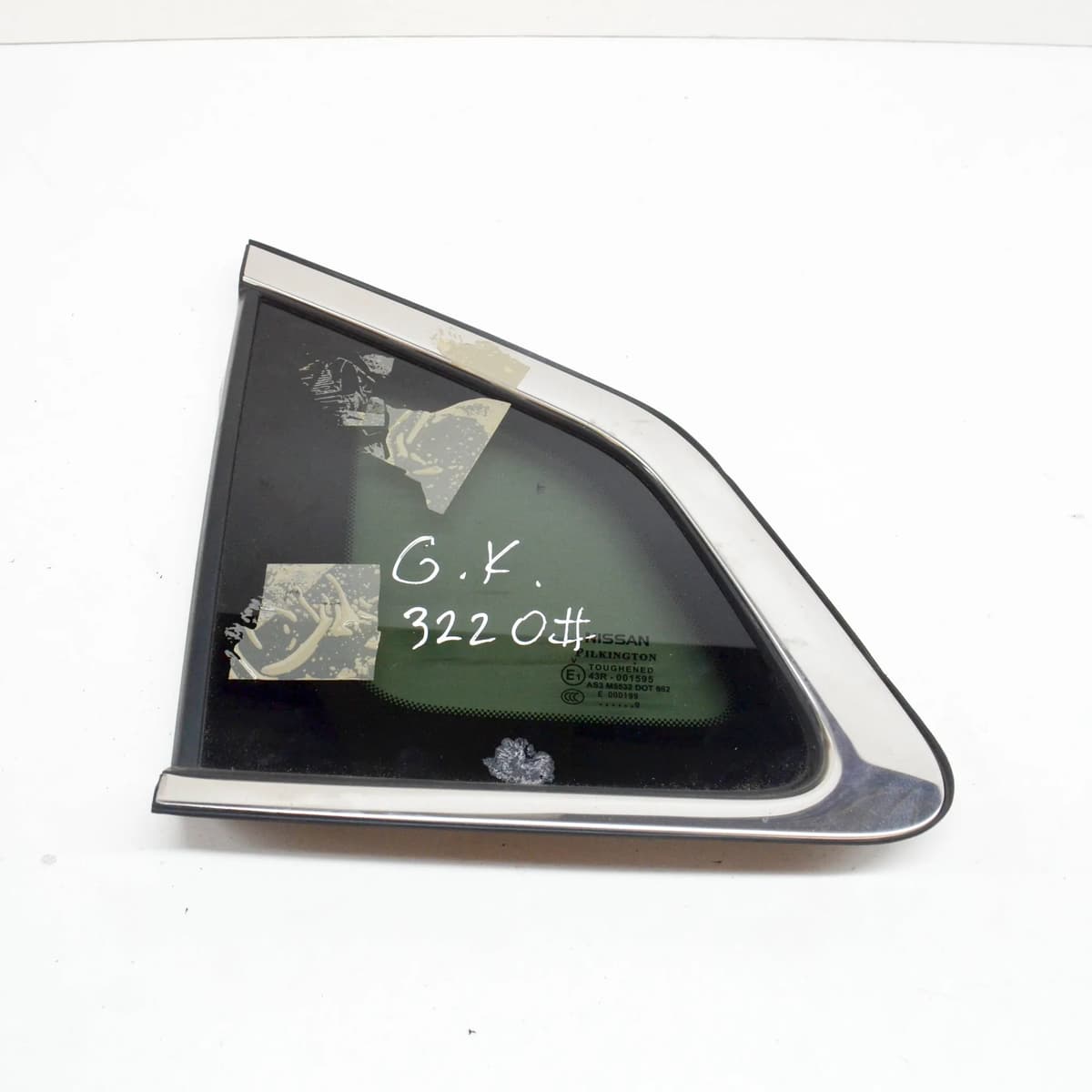 NISSAN QASHQAI J11 Rear Left Quarter Window 83313-4EA0A 43R-001595 2019 AS3