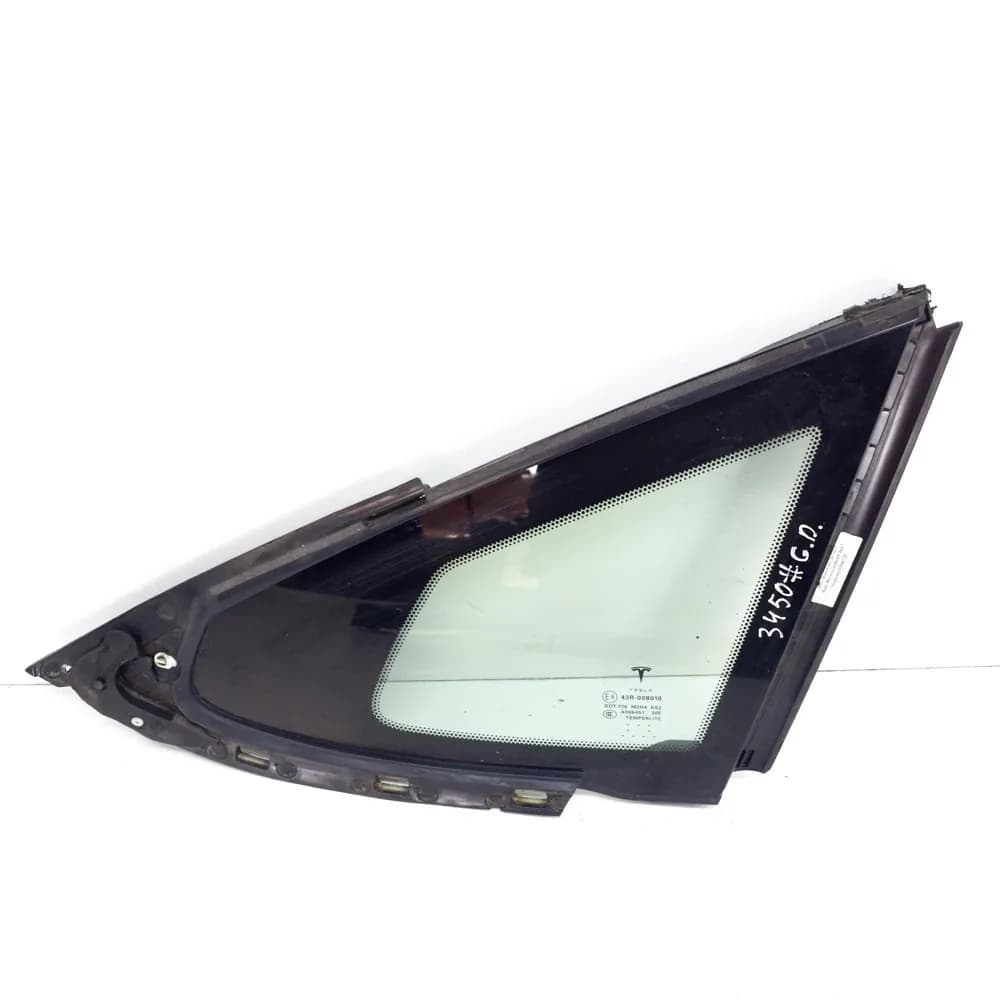 TESLA MODEL S P100D Rear Right Quarter Window 1051821-80-D 43R-008010 AS2 2017