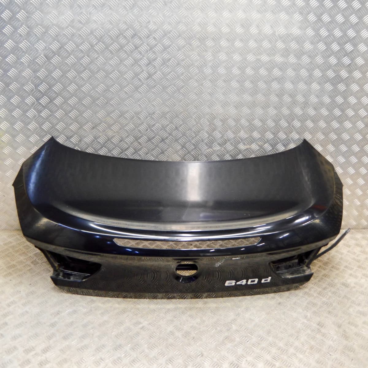 BMW 6 Coupe F13 640d Rear Boot Lid 7228478 2016 475 Black-Sapphire Zmetallic