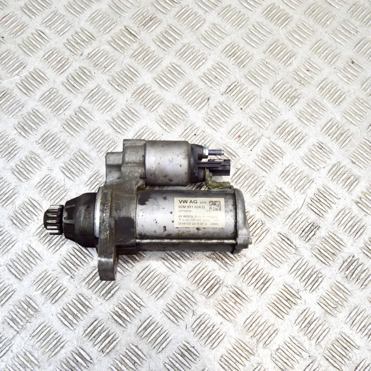 VOLKSWAGEN GOLF MK7 Starter Motor 02M911024Q 0001179512 2.0 Petrol 169kw 2015