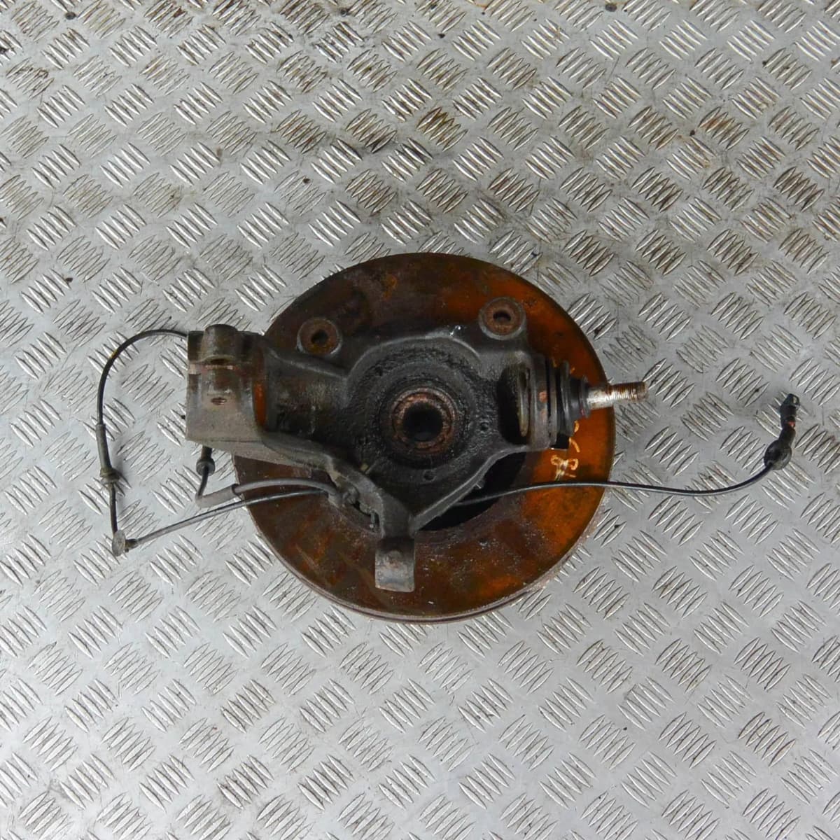 FORD Transit MK3 Front Left Hub Spindle With Brake Disc 2013 2.2 TDCi 74KW