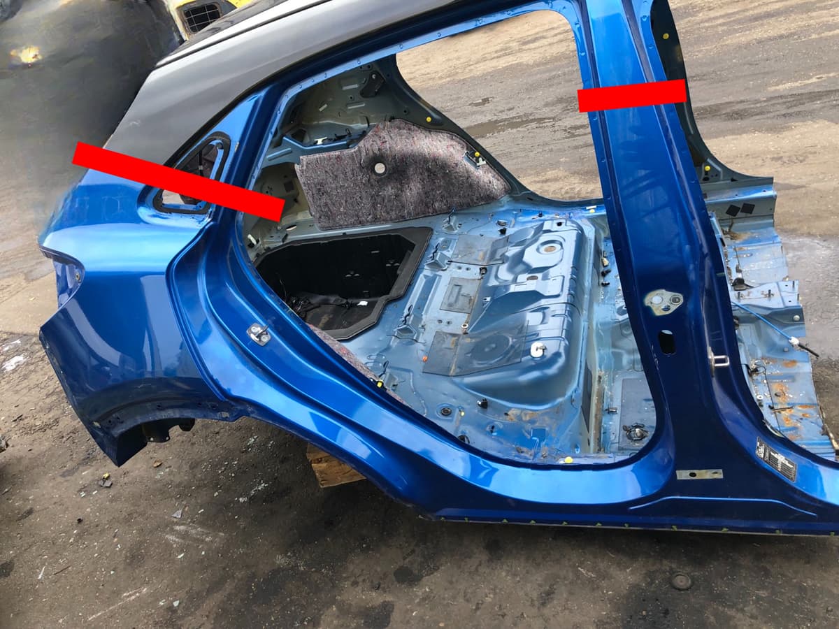 FORD PUMA Rear Right Quarter Panel 1.0 Hybrid 2020 22074908
