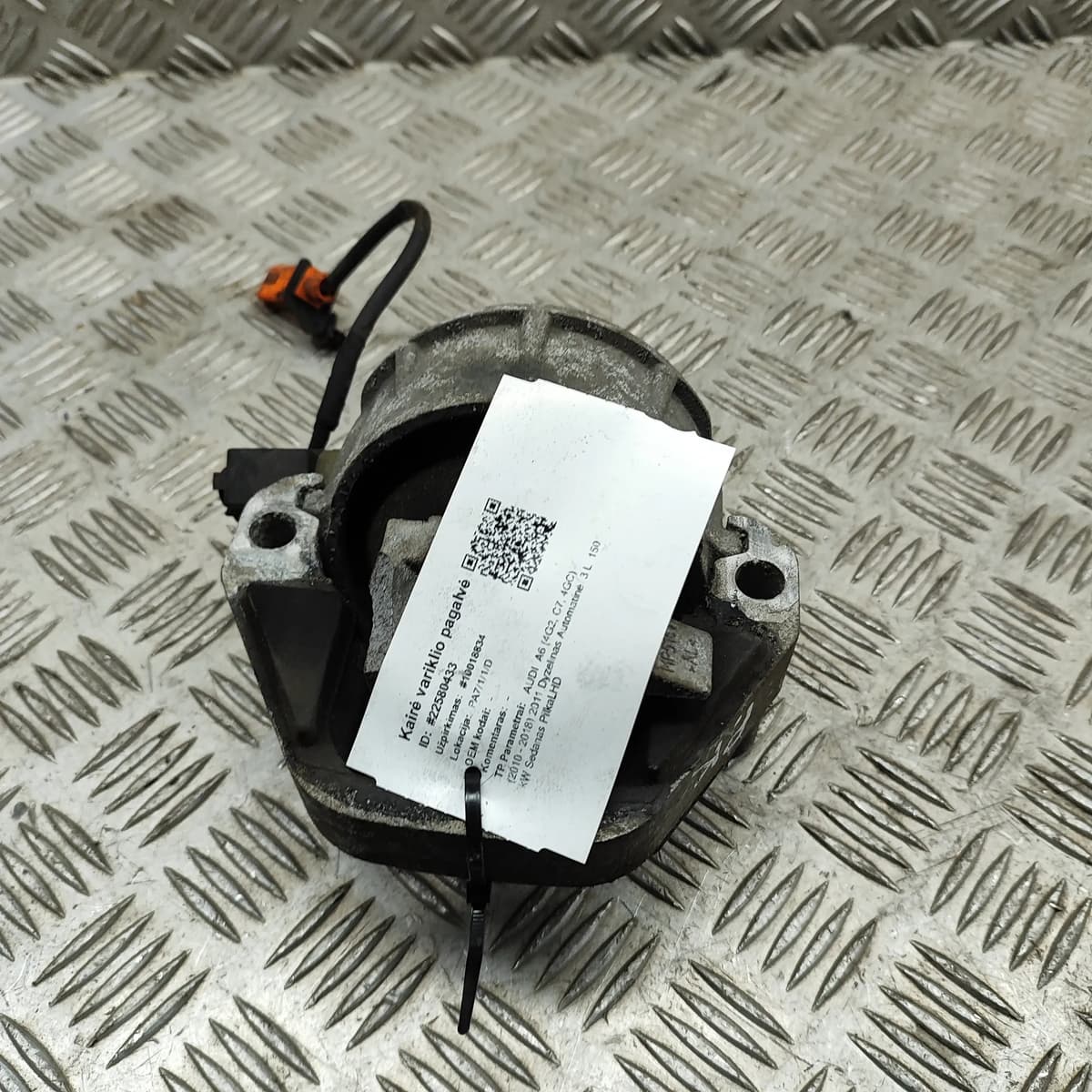 AUDI A6 4G C7 Left Side Engine Mount 4H0199255T 3.0 Diesel 150kw 2011 22580433