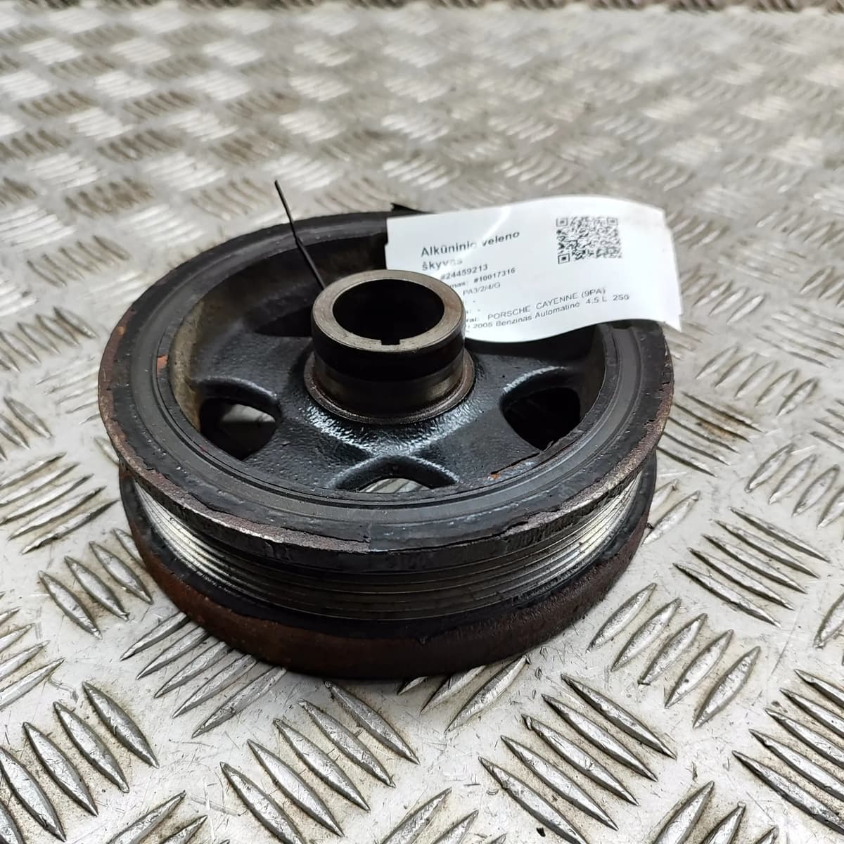 PORSCHE CAYENNE 9PA Crankshaft Pulley 94810224103 4.5 Petrol 250kw 2005 24459213