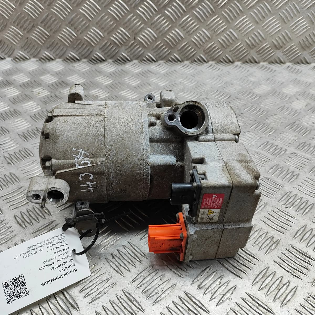 VOLKSWAGEN ID.3 E11 Klimaanlage A/C Pumpe 1EA820807C 107kw 2023 25407781