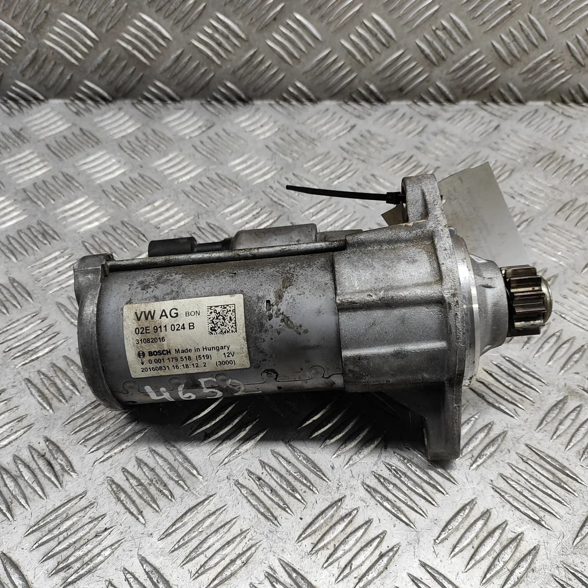 VOLKSWAGEN GOLF MK7 Starter Motor 02E911024B 2.0P 169Kw 2017 28075798