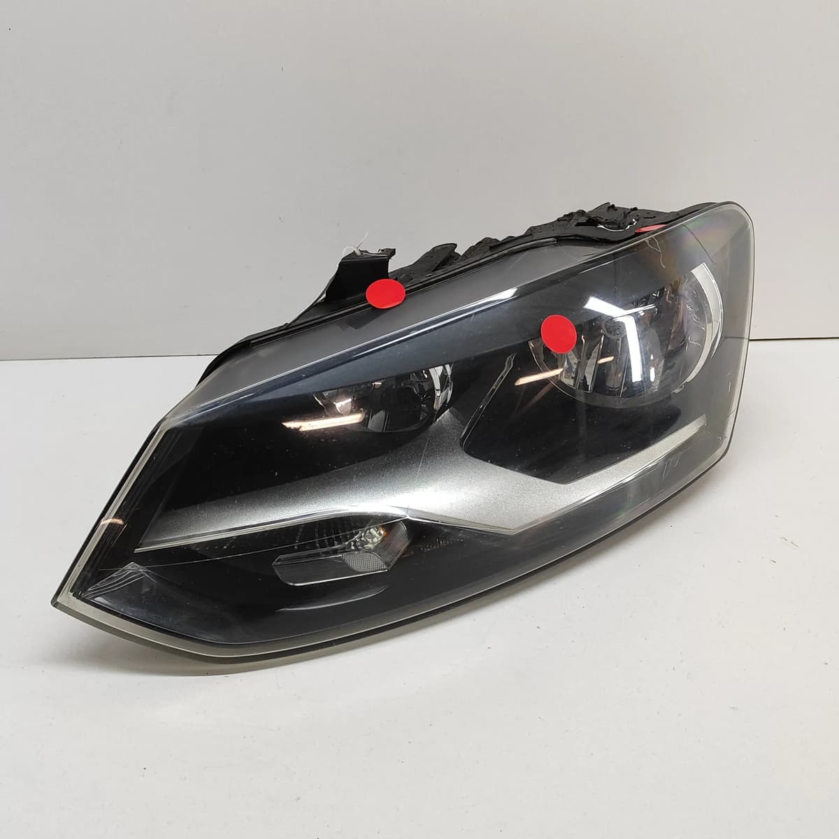 VW POLO 6R Front Left Headlight RHD 6R2941007F 1.2 Petrol 77kw 2014 28104908