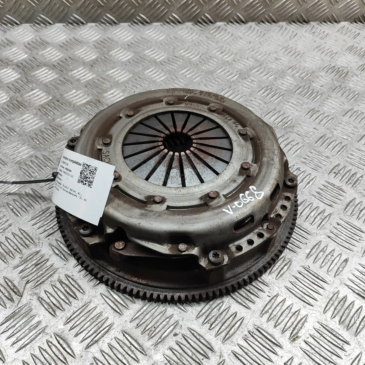PEUGEOT 308 T7 Clutch Kit 9661082580 1.6 Petrol 88kw 2007 28111724