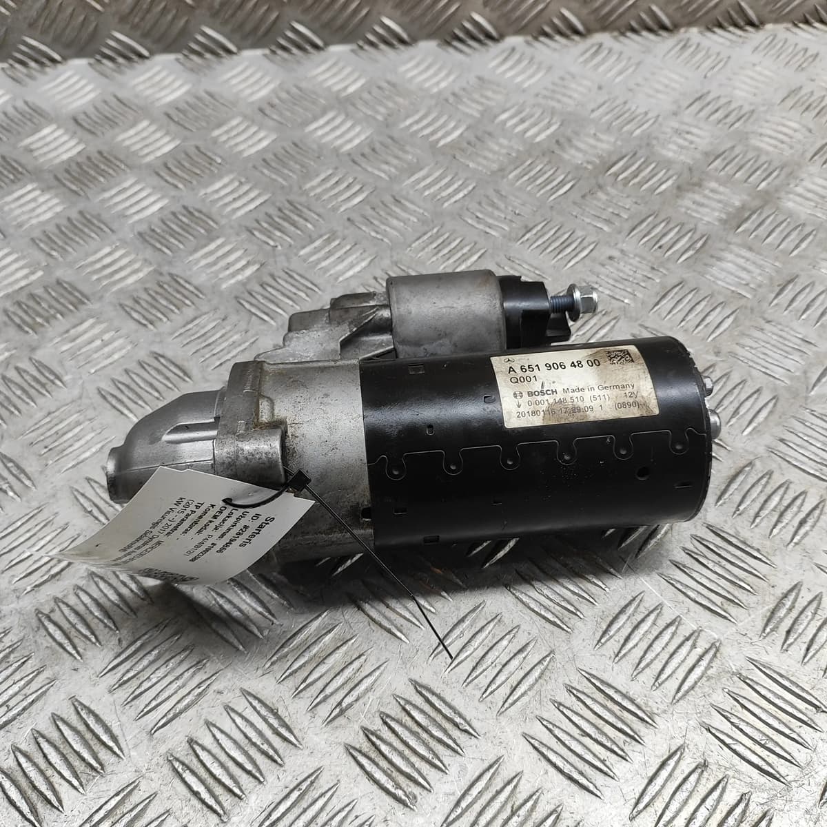 MERCEDES-BENZ GLE W166 Starter Motor A6519064800 2.1 Diesel 150kw 2017 28194866