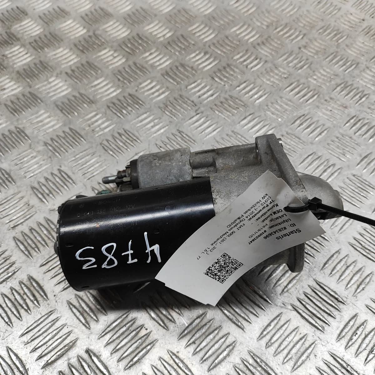 FIAT 500L 351 Starter Motor 51810308 1.6 Diesel 77kw 2014 28343696