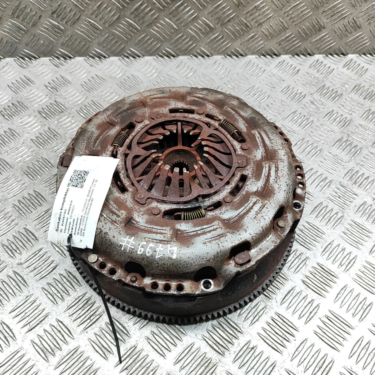 PEUGEOT BOXER MK3 Furgon Clutch Kit 9805856580 2.0 Diesel 96kw 2018 28447163