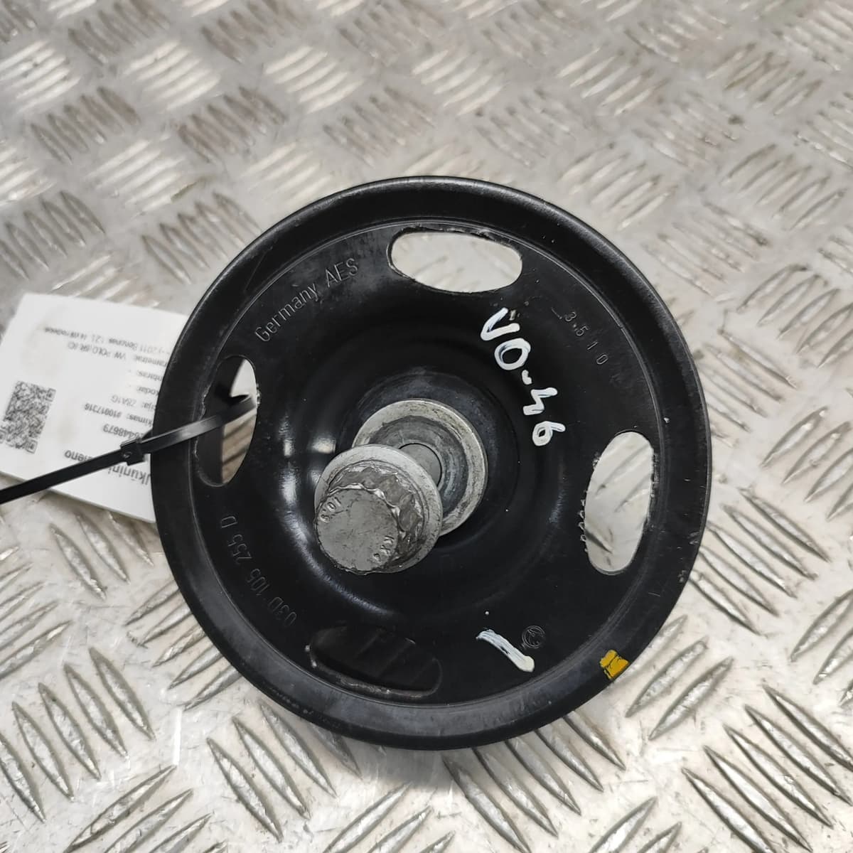 VOLKSWAGEN POLO MK5 6R Crankshaft Pulley 03D105255D 1.2P 44kw 2011 28448679