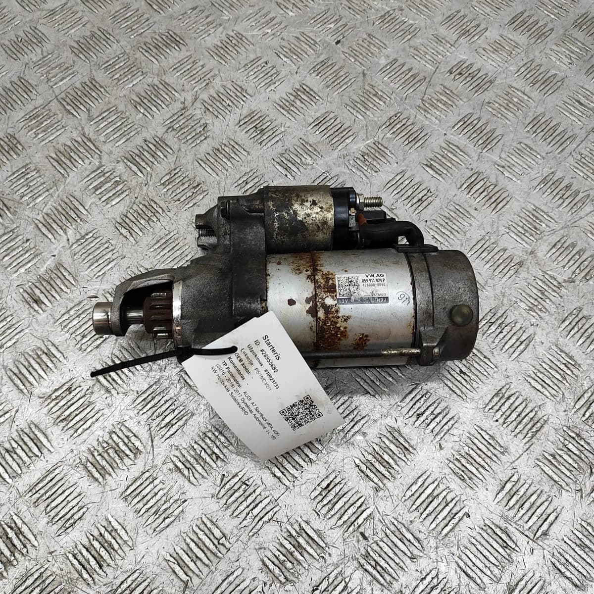 AUDI A7 Sportback 4G Starter Motor 059911024P 3.0 Diesel 160kw 2017 28955682