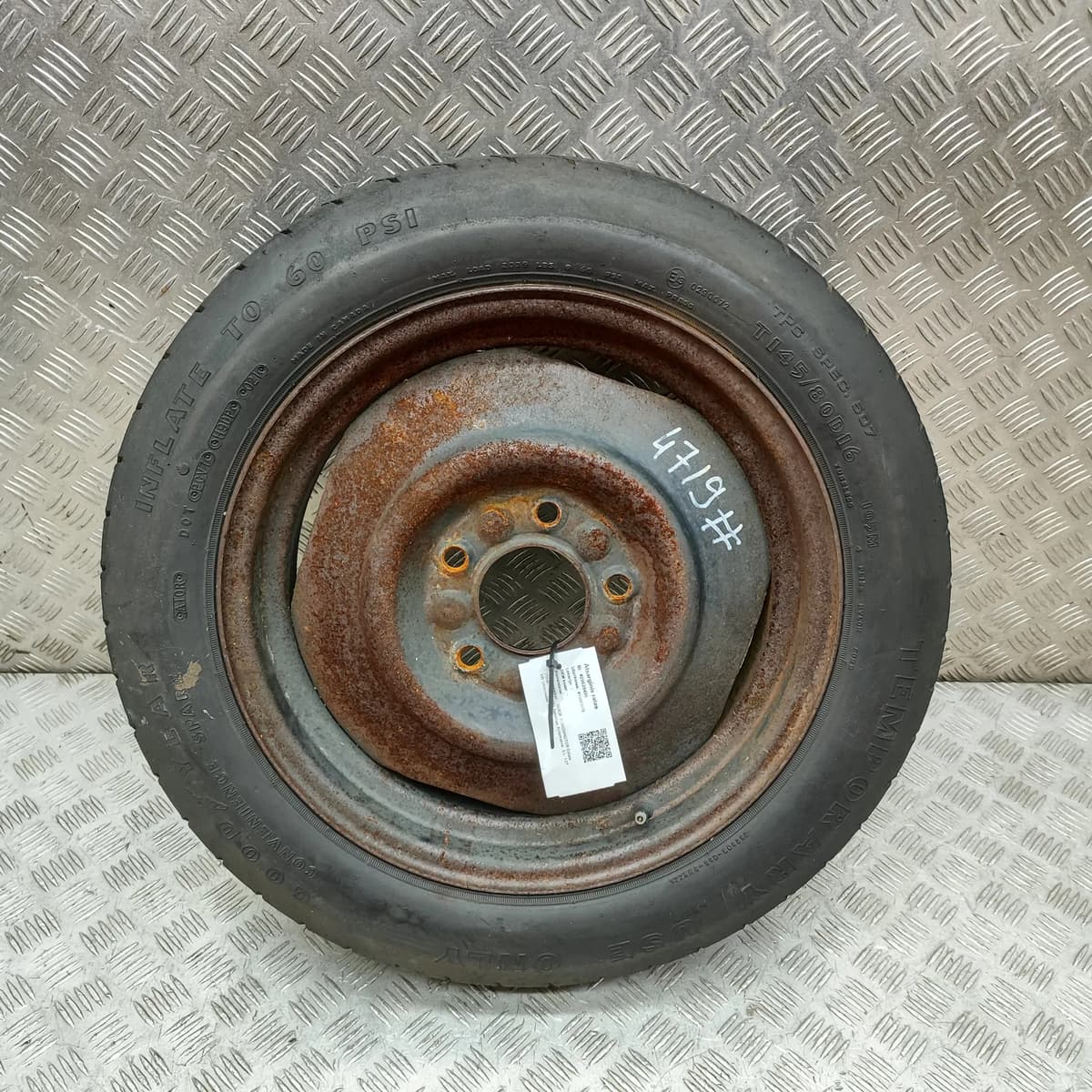 BUICK ROADMASTER Estate Spare Wheel Space Saver 09591766 5.0 Petrol 29039495