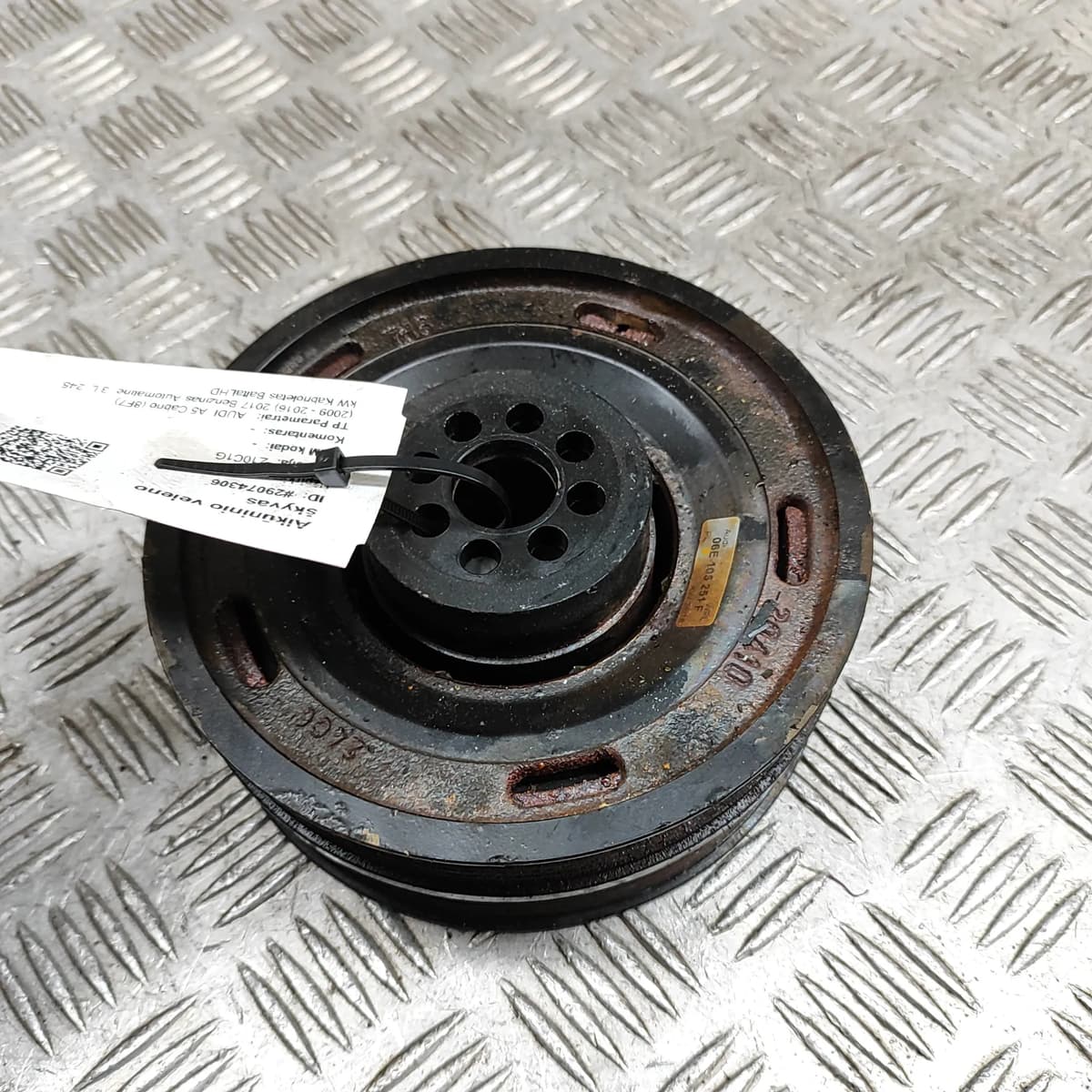 AUDI A5 Cabrio 8F Crankshaft Pulley 06E105251F 3.0P 245kW 2017 29074306