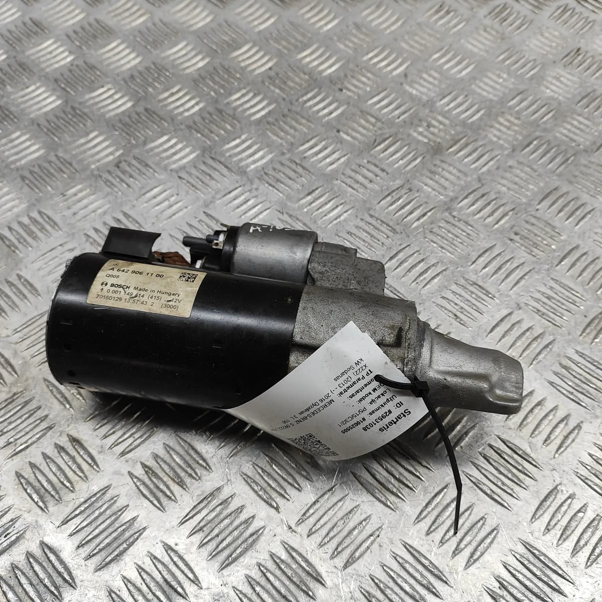 MERCEDES-BENZ S W222 V222 X222 Starter Motor A6429061100 3.0 Diesel 29531038
