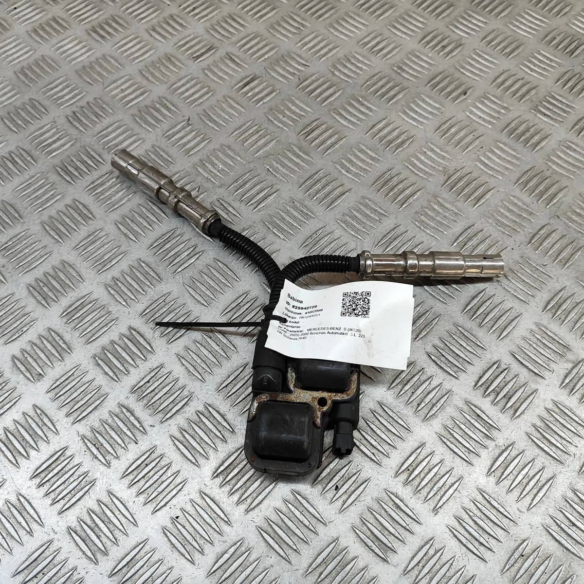 MERCEDES-BENZ S W220 High Voltage Ignition Coil A0001587803 5.0 Petrol 29942729