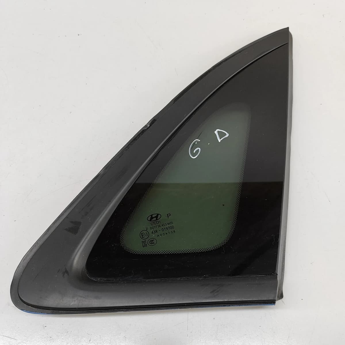 HYUNDAI KONA Rear Right Quarter Window 87820-J9000 29956093
