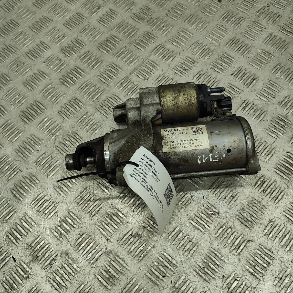 AUDI A4 Avant 8W5, B9 Starter Motor 04L911021B 2.0 Diesel 140kw 2017 30276111