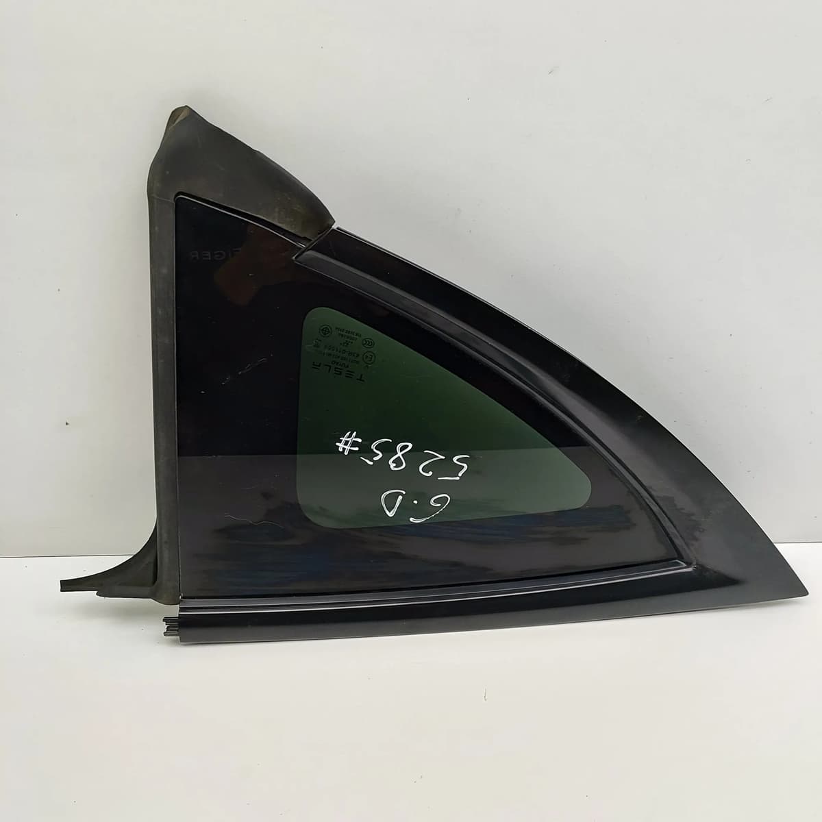 TESLA MODEL Y Rear Right Quarter Window 160080940E Electricity 393kw 30356669