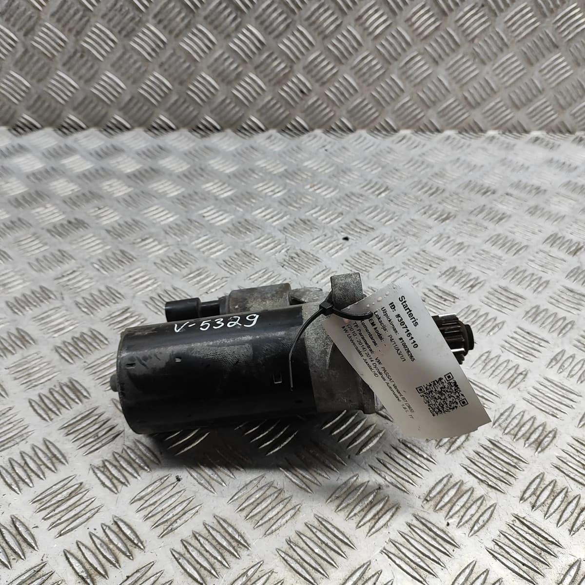 VW PASSAT Variant B7 365 Starter Motor 0AM911023G 1.6 Diesel 77kw 2014 30716110