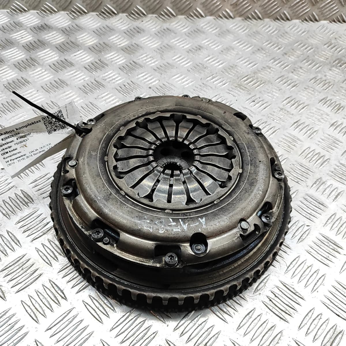 DACIA DUSTER Clutch Kit 123104345R 1.2 Petrol 92kw 2018 30826588