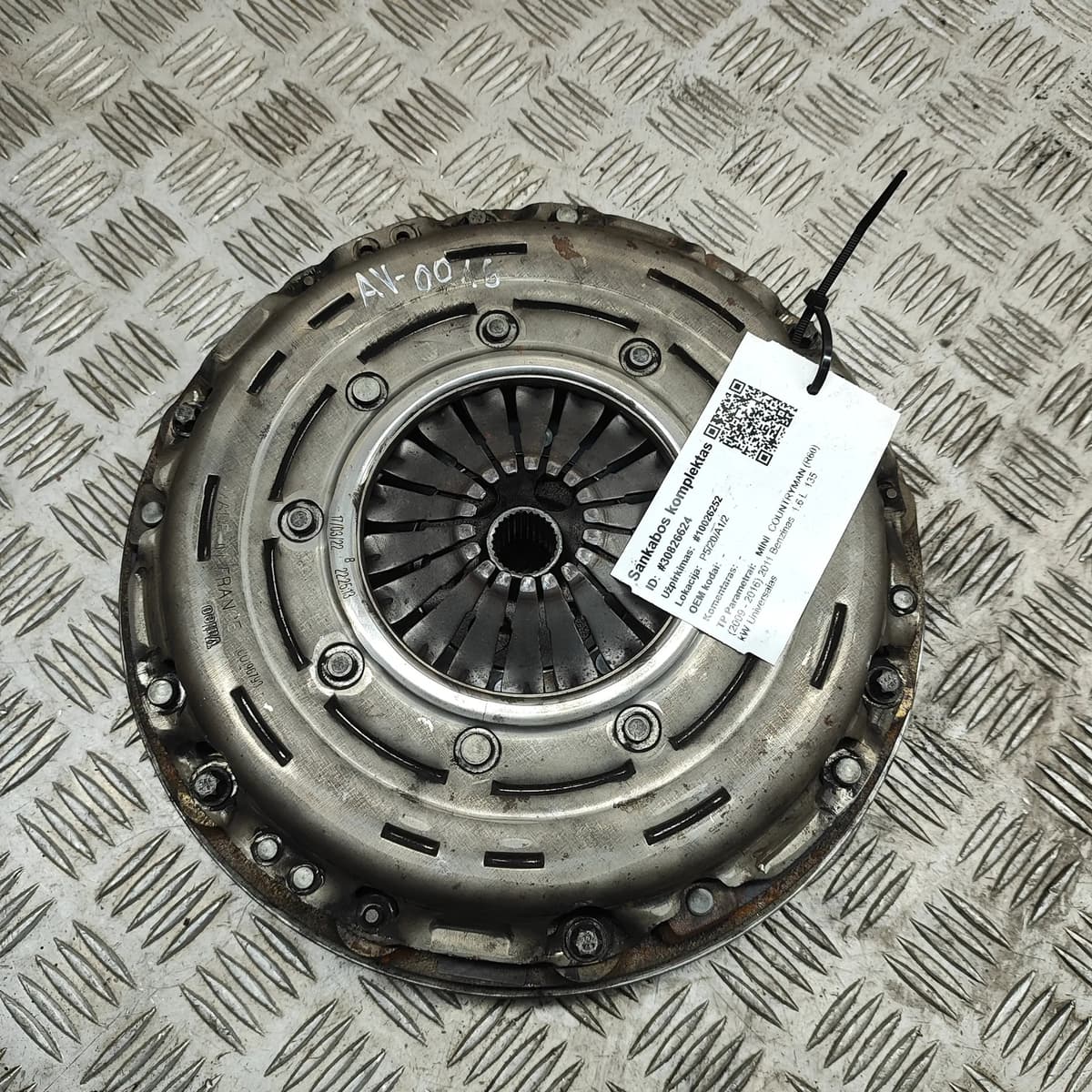 MINI COUNTRYMAN R60 Clutch Kit 8606067 1.6 Petrol 135kW 2011 30826624