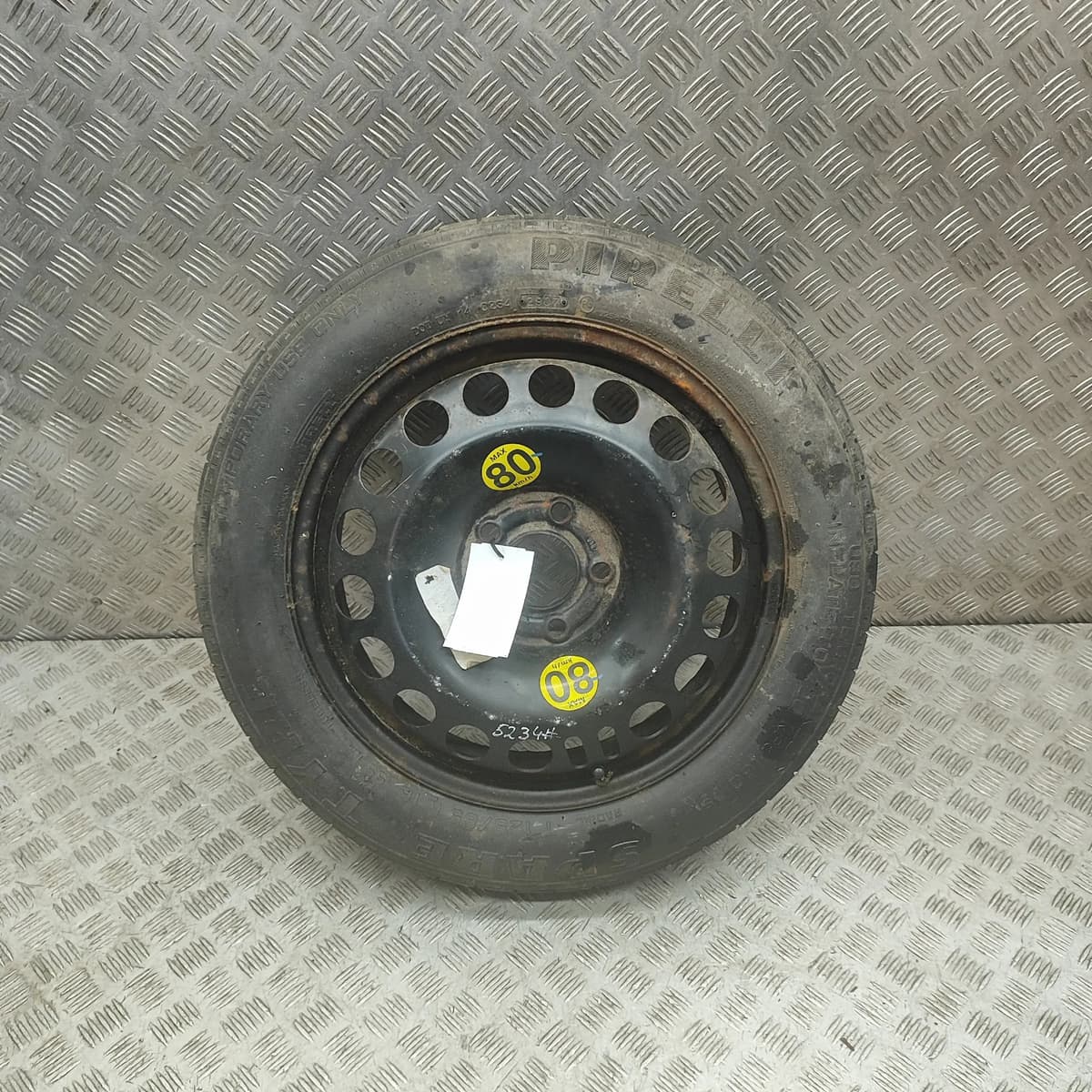 SAAB 9-3 YS3F Spare Wheel Space Saver 13184139 1.9 Diesel 110kw 2008 30942718