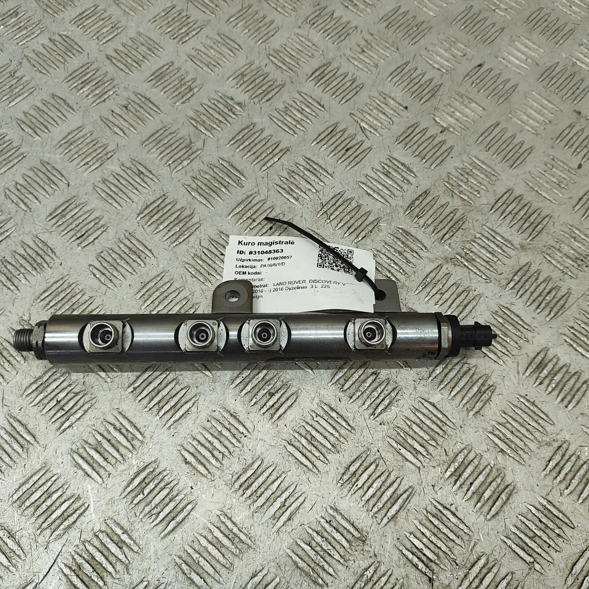 LAND ROVER DISCOVERY L462 Fuel Rail 0445216048LW 3.0 Diesel 225kw 31048363