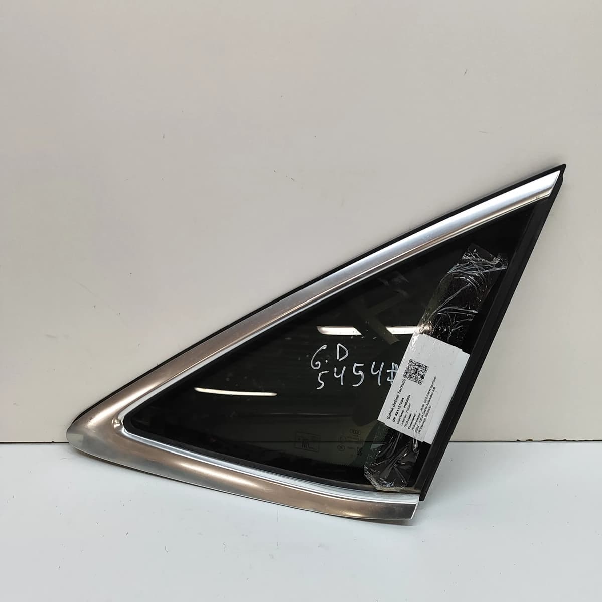 AUDI Q8 E-TRON Sportback Rear Right Quarter Window 4K4845298 31157664