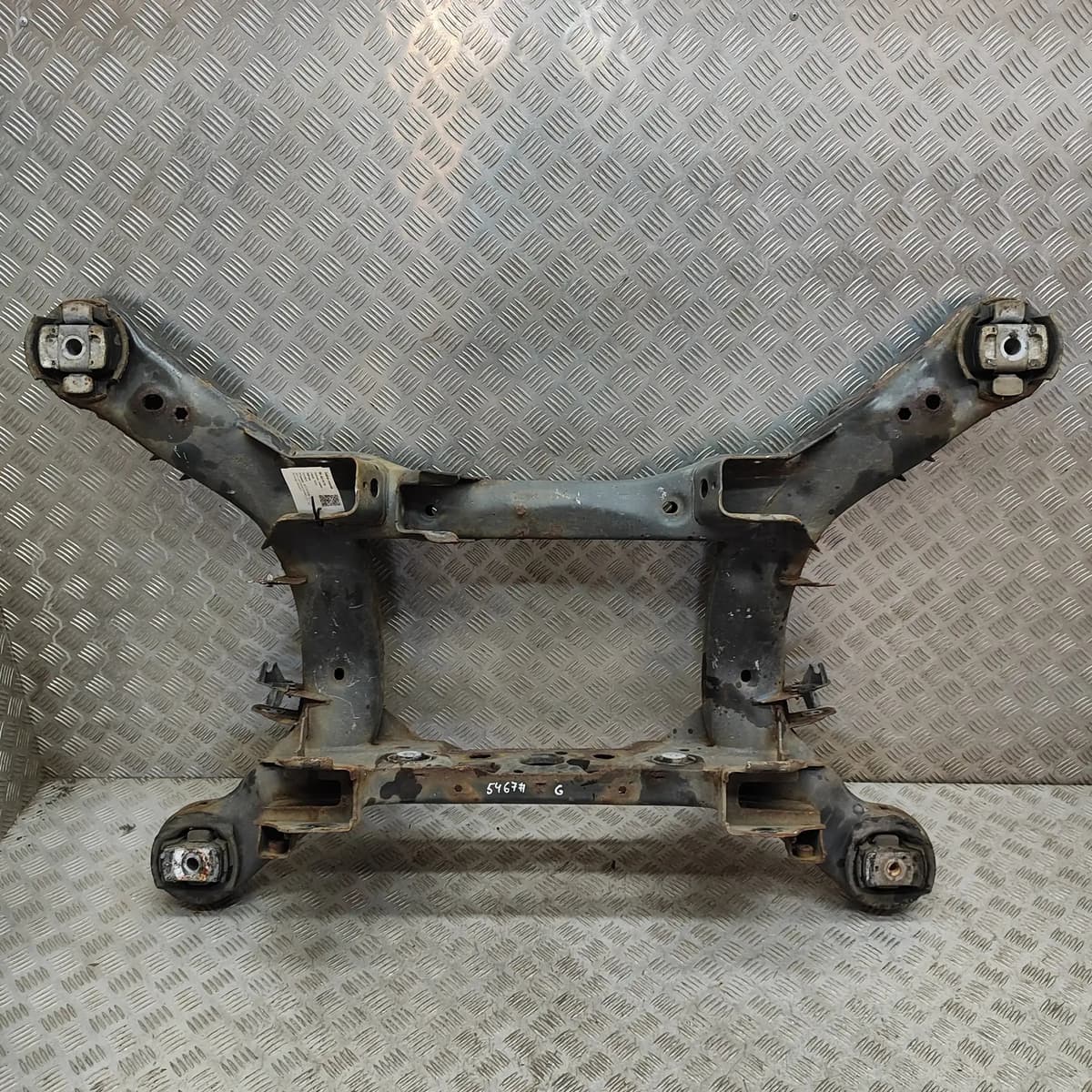 MERCEDES-BENZ GLE W166 Rear Subframe A1663505900 2.1 Diesel 150kW 2017 31191791