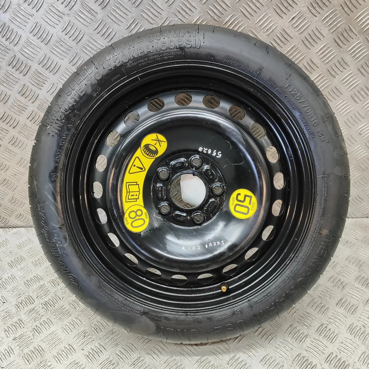 FORD FOCUS Mk3 Spare Wheel Space Saver DM5C-1015-BA 1.0 Petrol 92kw 31776352
