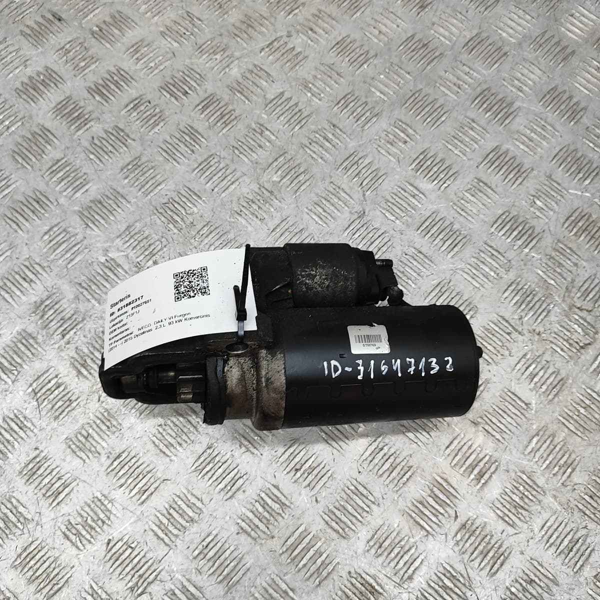 IVECO DAILY MK6 Furgon Starter Motor 69502571 2.3 Diesel 93kw 2015 31882317