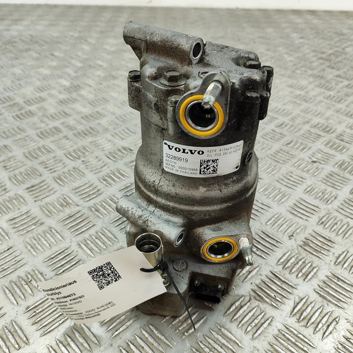 VOLVO XC40 536 Air Condition A/C Pump 32289919 Electricity 300kw 2022 31984673