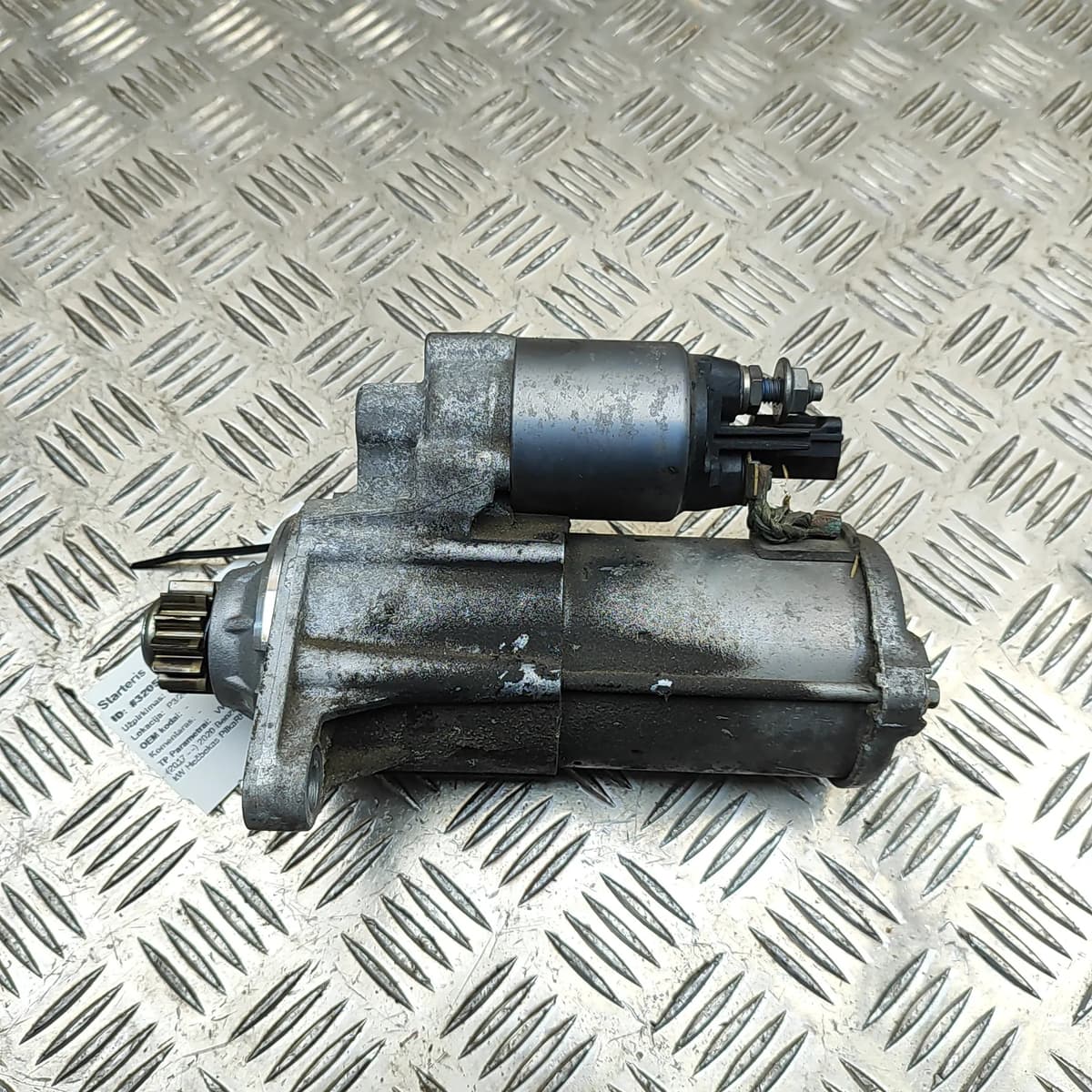 Volkswagen POLO AW1 MK6 Starter Motor 02E911022H 2.0 Petrol 147kW 2020 32056220