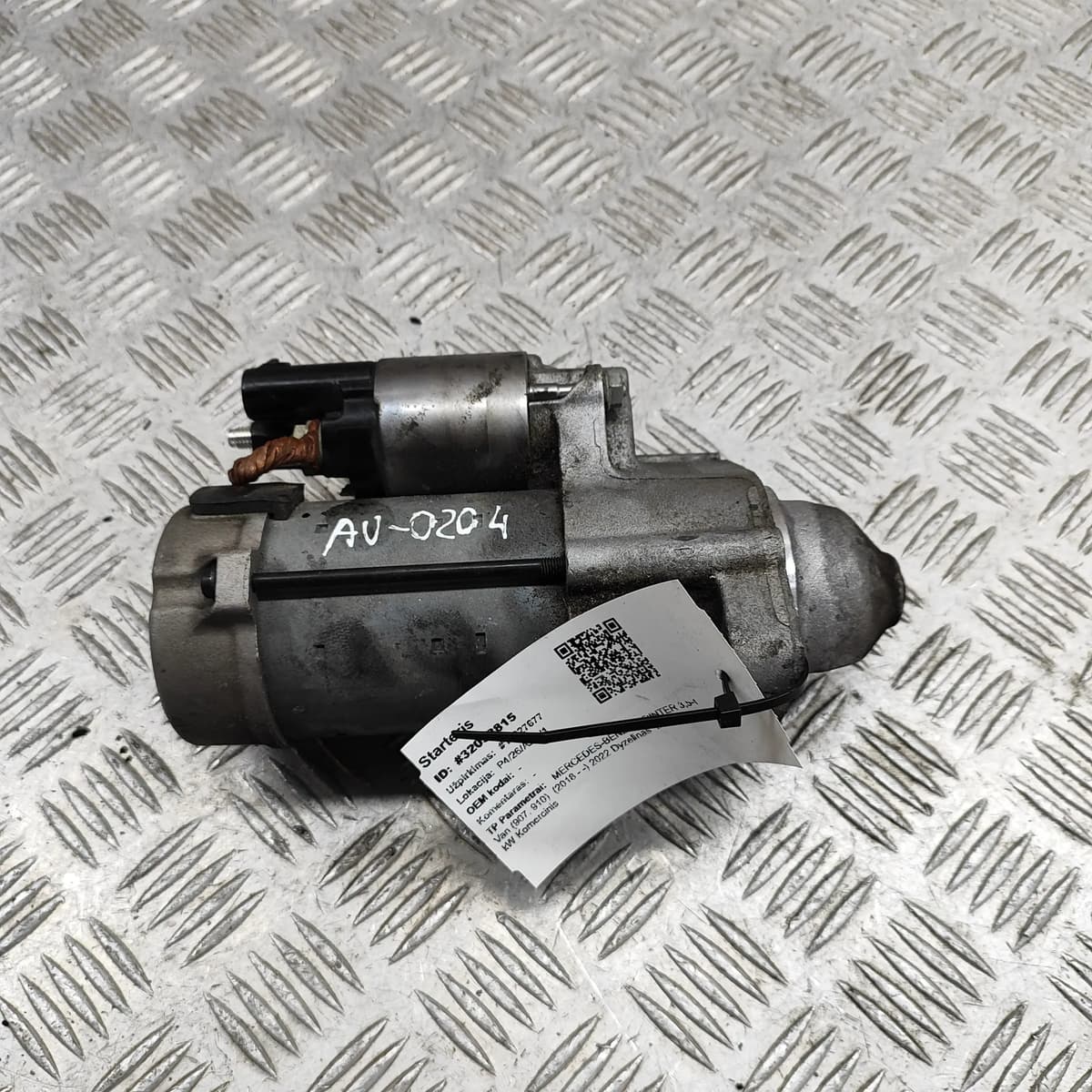 MERCEDES-BENZ SPRINTER 907 Starter Motor A6549061500 2.0D 110kw 2022 32058815